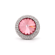 Blush Pink Rivoli Pavé Halo Cocktail Ring
