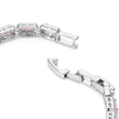 Blush Pink Baguette Tennis Bracelet