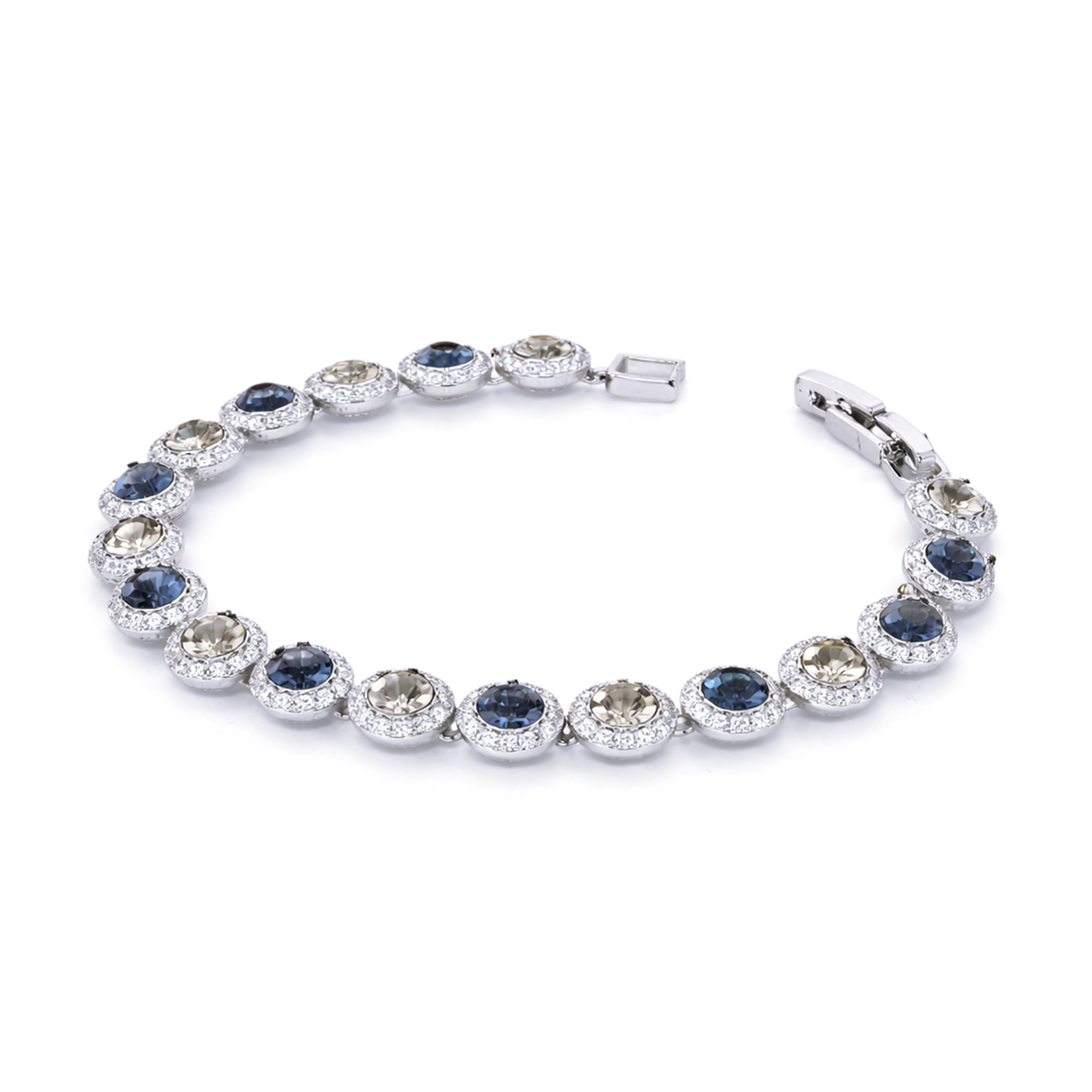 Midnight Navy Round Tennis Bracelet