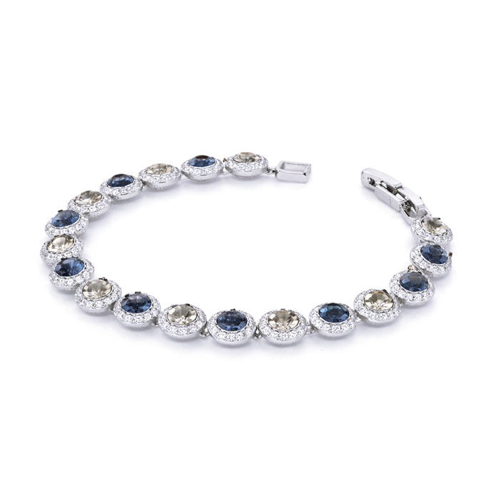 Midnight Navy Round Tennis Bracelet