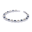 Midnight Navy Round Tennis Bracelet