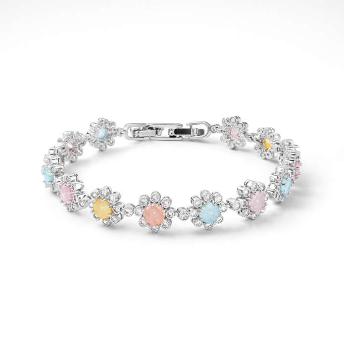Pearl White Iridescent Tennis Bracelet