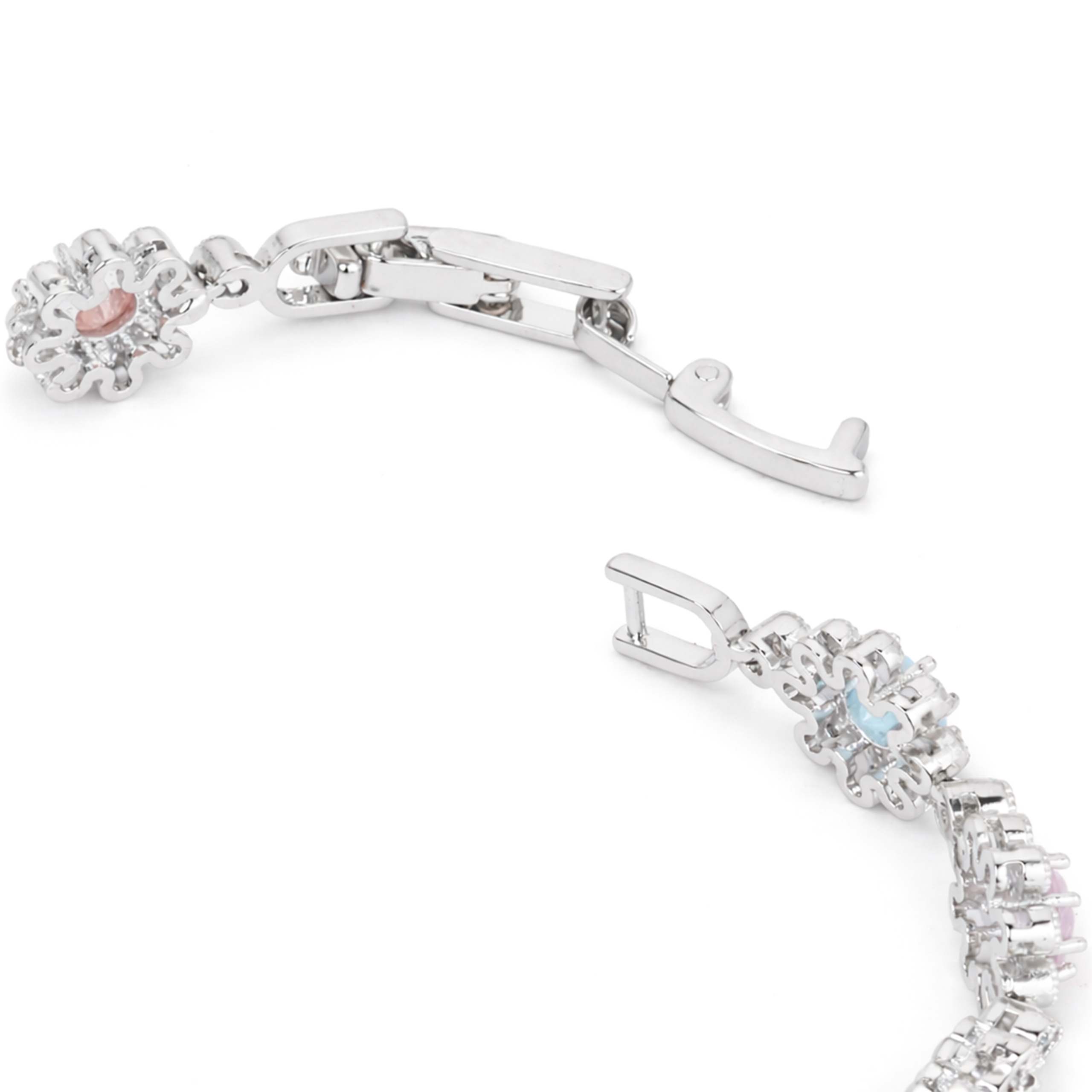 Pearl White Iridescent Tennis Bracelet