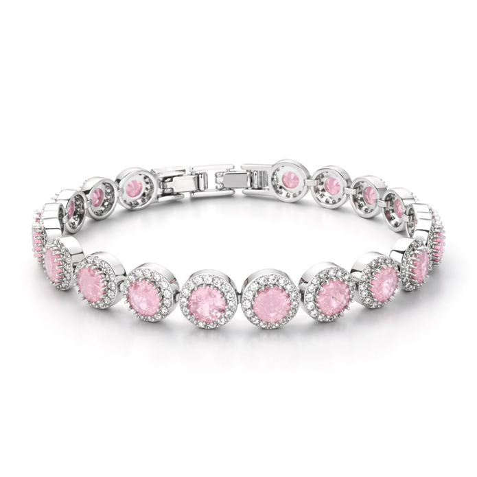 Brilliant Clear Oval Tennis Bracelet