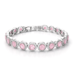 Brilliant Clear Oval Tennis Bracelet