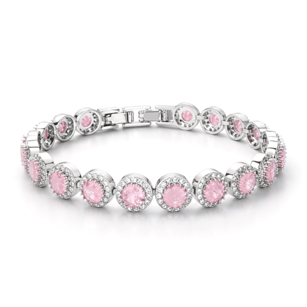 Brilliant Clear Oval Tennis Bracelet