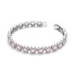Brilliant Clear Oval Tennis Bracelet