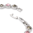 Blush Pink Halo Tennis Bracelet