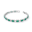 Mint Green Oval Tennis Bracelet