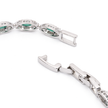 Mint Green Oval Tennis Bracelet