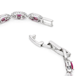 Blush Pink Oval Tennis Bracelet