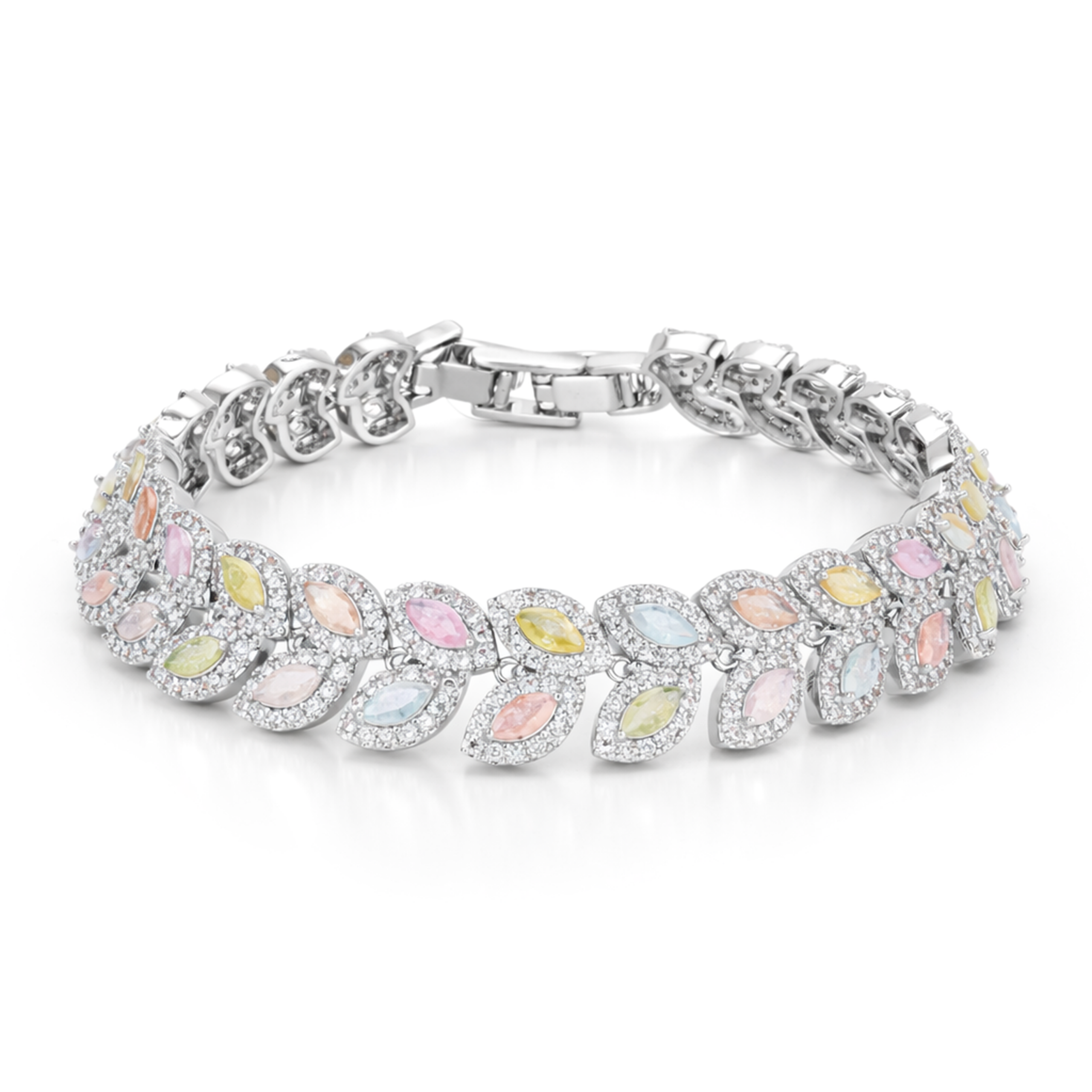 Clear Crystal Tennis Bracelet