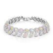 Clear Crystal Tennis Bracelet