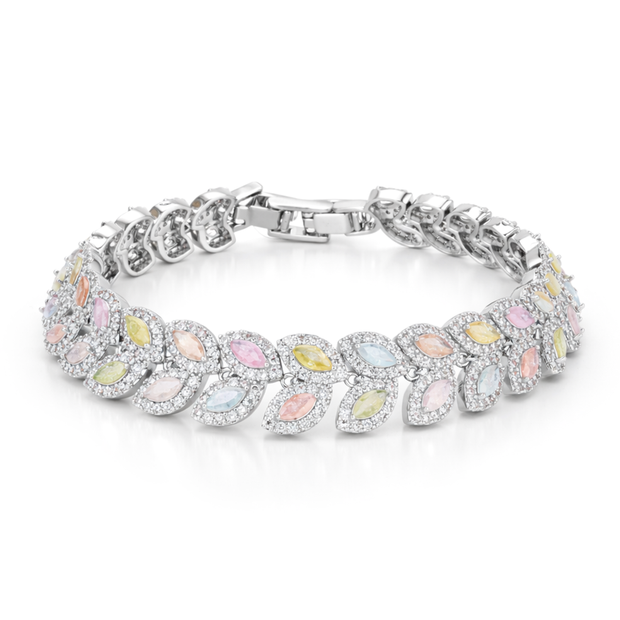 Clear Crystal Tennis Bracelet