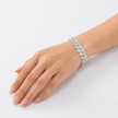 Clear Crystal Tennis Bracelet