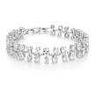 Crystal Cushion Tennis Bracelet