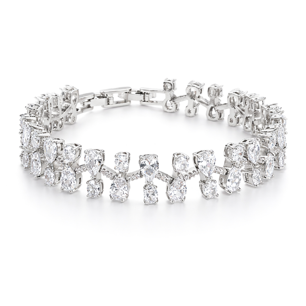 Crystal Cushion Tennis Bracelet