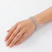 Crystal Cushion Tennis Bracelet