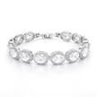 Crystal Paperclip Chain Bracelet