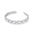 Crystal Paperclip Chain Bracelet