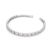 Crystal Cushion Pavé Tennis Bracelet