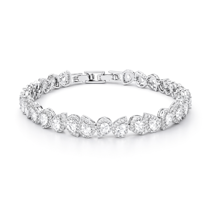 Crystal Baguette Tennis Bracelet