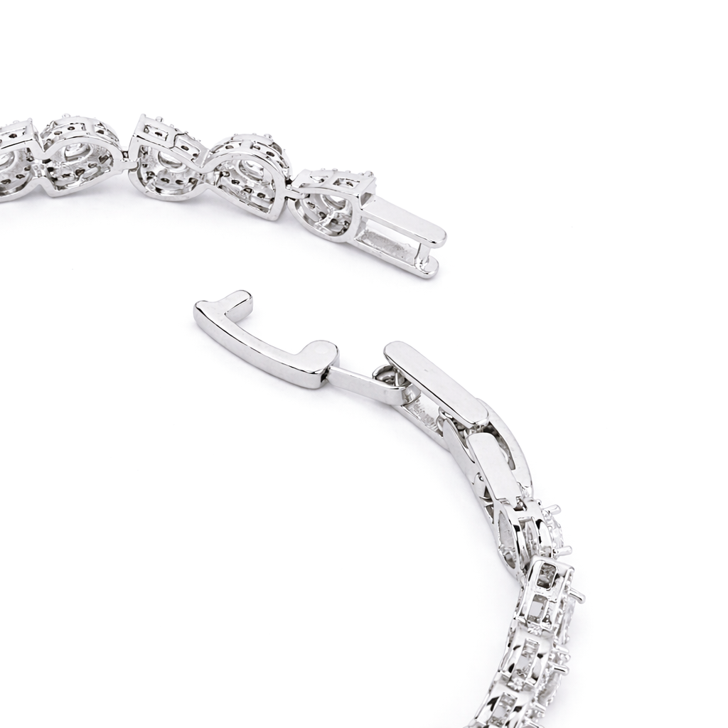 Crystal Baguette Tennis Bracelet