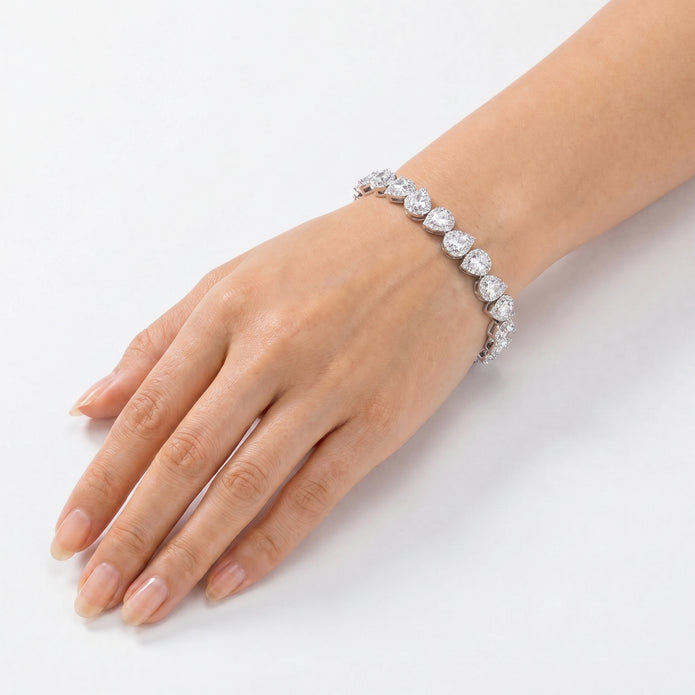Crystal Baguette Tennis Bracelet