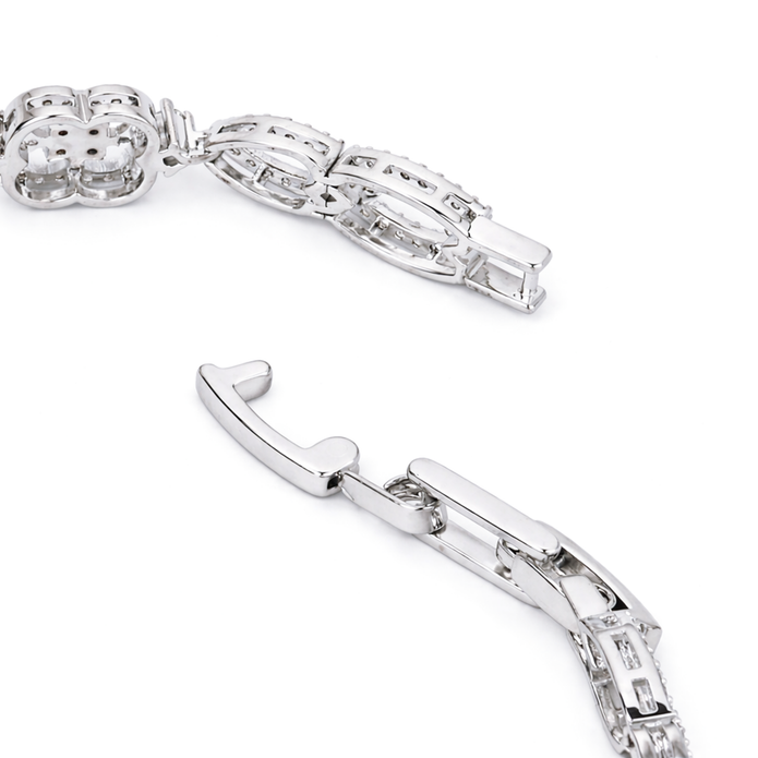 Crystal Oval Tennis Bracelet