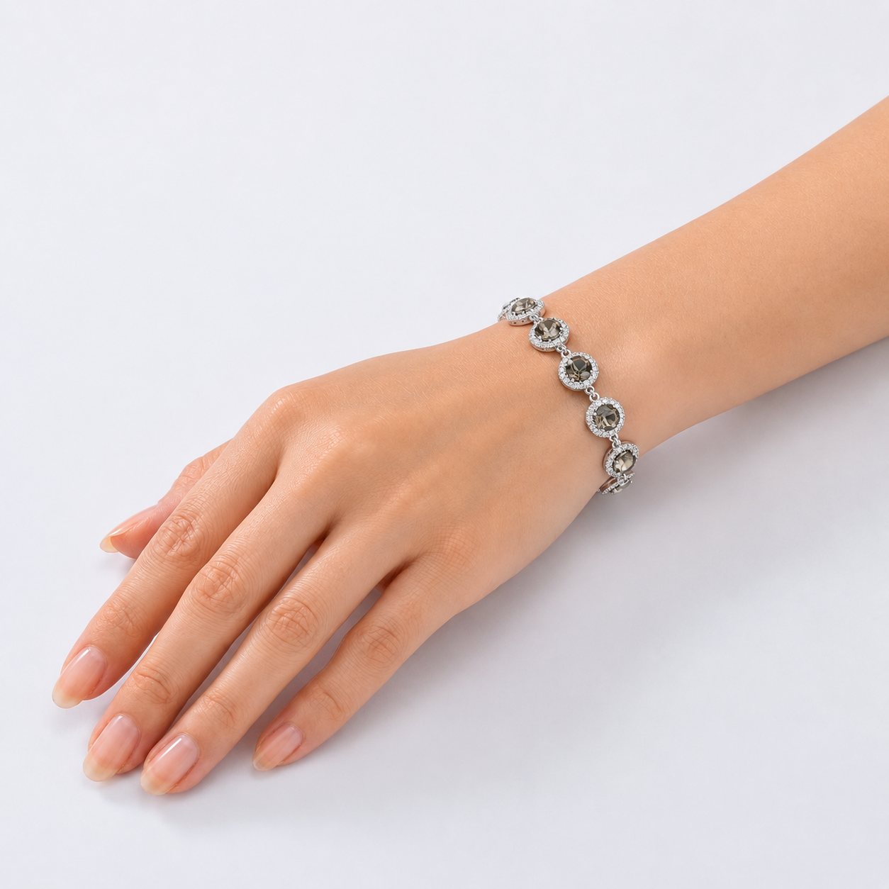 Black Onyx Round Tennis Bracelet