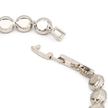 Peach Round Halo Tennis Bracelet