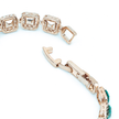 Emerald Green & Crystal Tennis Bracelet