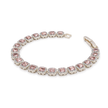 Rose Gold & Rose Pink Cushion Bracelet
