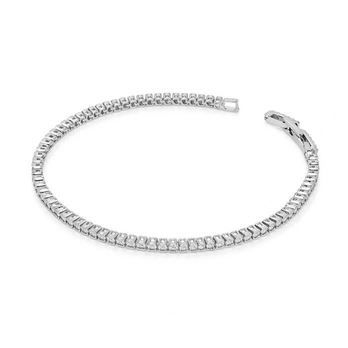 Crystal Cushion Tennis Bracelet