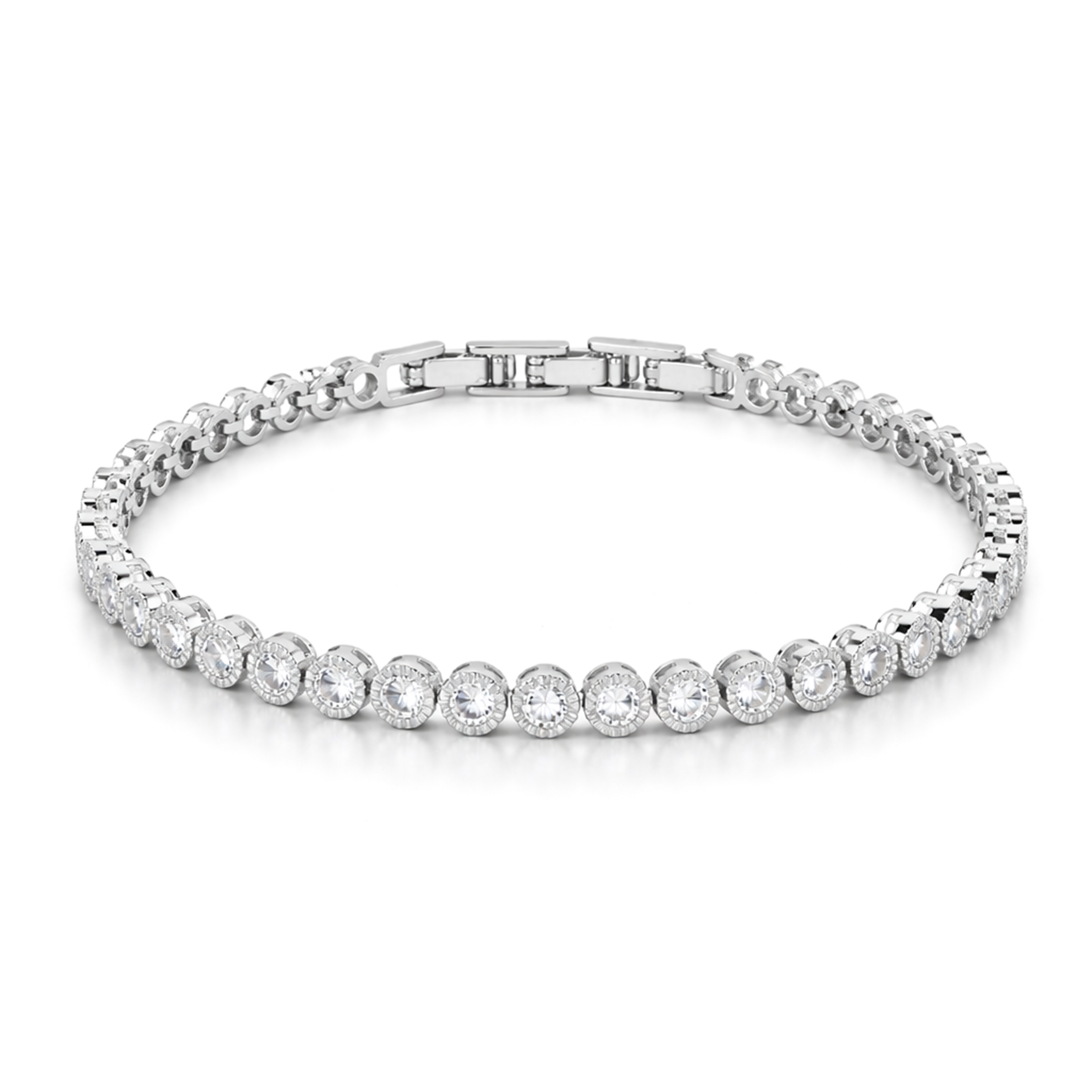 Crystal Petite Cushion Bracelet