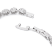 Crystal Cushion Halo Bracelet