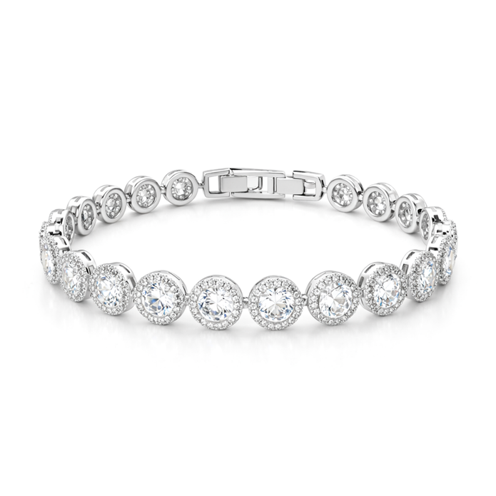 Crystal Oval & Marquise Tennis Bracelet