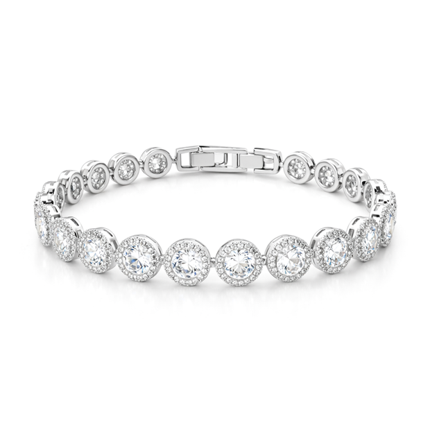 Crystal Oval & Marquise Tennis Bracelet