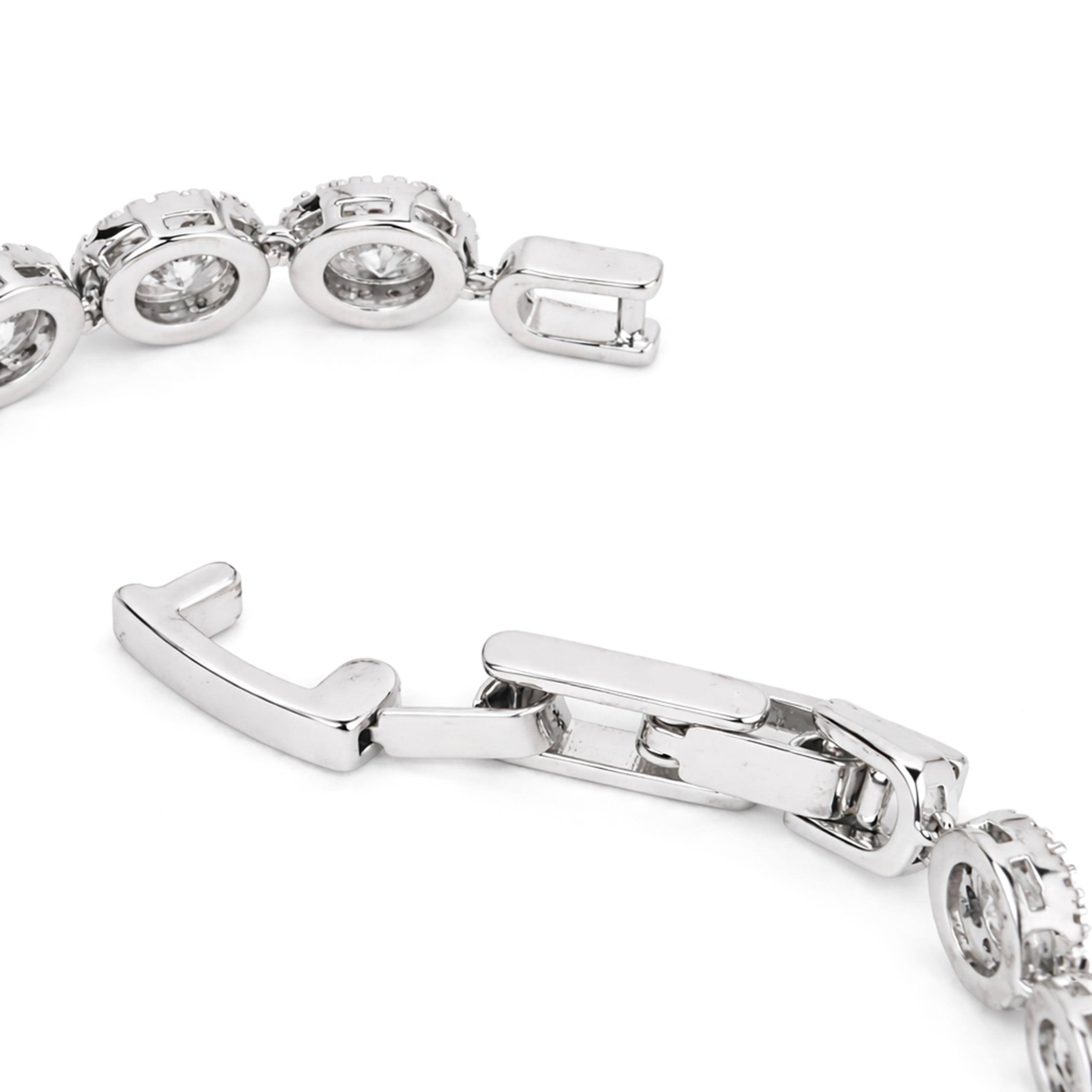 Crystal Oval & Marquise Tennis Bracelet