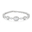 Crystal Oval Tennis Bracelet