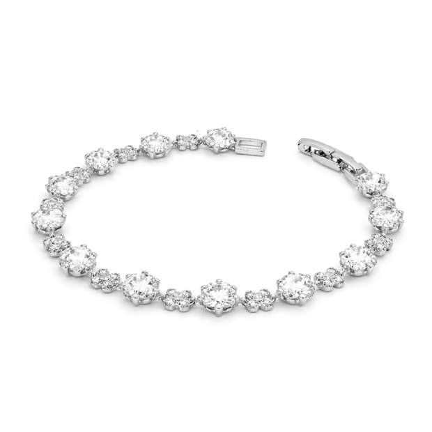 Crystal Round Tennis Bracelet