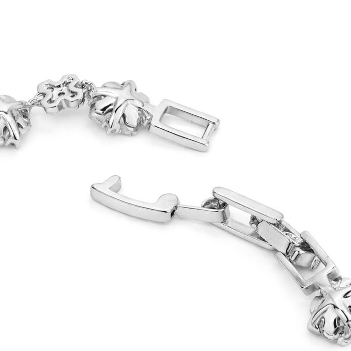 Crystal Round Tennis Bracelet