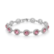 Rose Pink Petite Cushion Bracelet