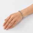Crystal Round Halo Tennis Bracelet