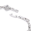 Crystal Floral Cluster Tennis Bracelet