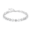 Halo Tennis Bracelet — Four Crystal Colourways - Clear