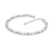 Halo Tennis Bracelet — Four Crystal Colourways - Clear