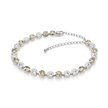 Halo Tennis Bracelet — Four Crystal Colourways - Rose pink