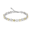 Halo Tennis Bracelet — Four Crystal Colourways - Citrine