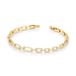 Gold-Tone Paperclip Chain Bracelet